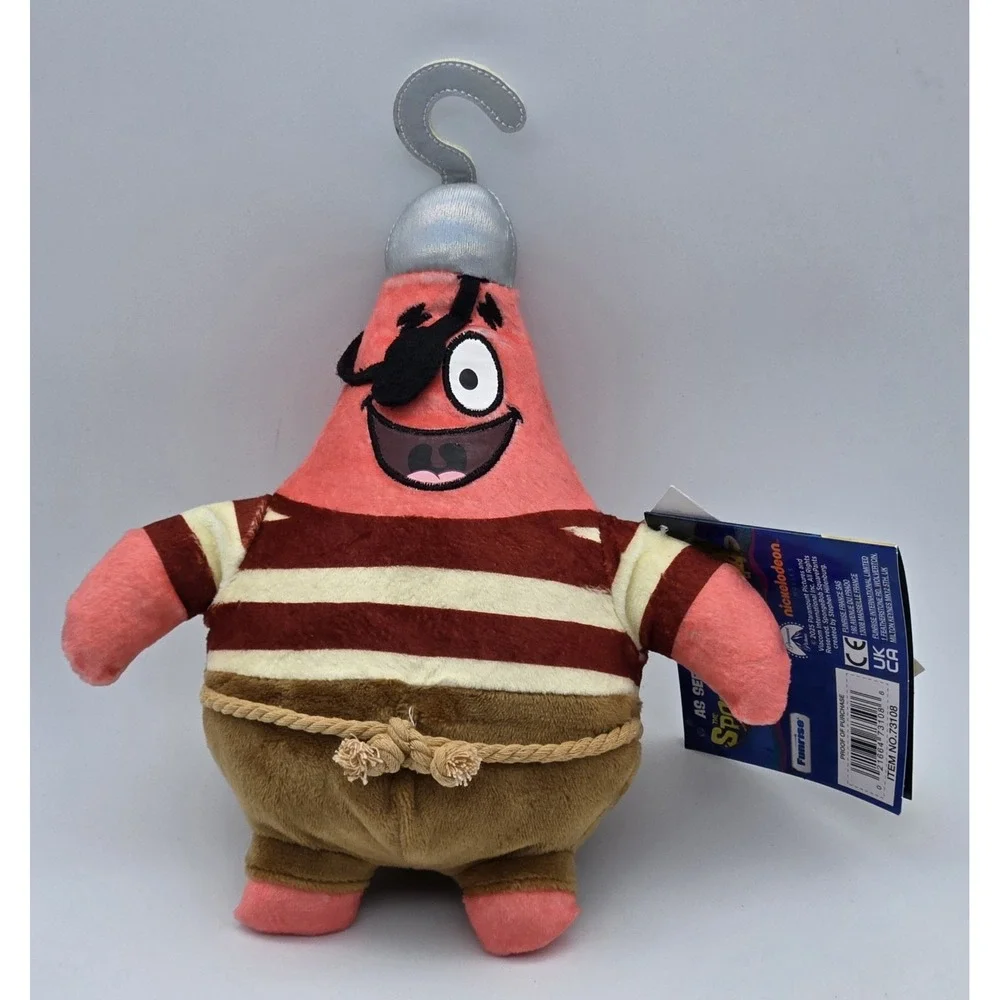 SpongeBob Movie Search for SquarePants Patrick Star Plush Toy 6 Inch New